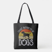 Tote Bag Facilement Distrait Par Les Chiens (Dos)