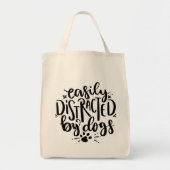 Tote Bag Facilement Distrait Par Les Chiens (Devant)