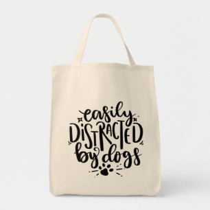 Tote Bag Facilement Distrait Par Les Chiens