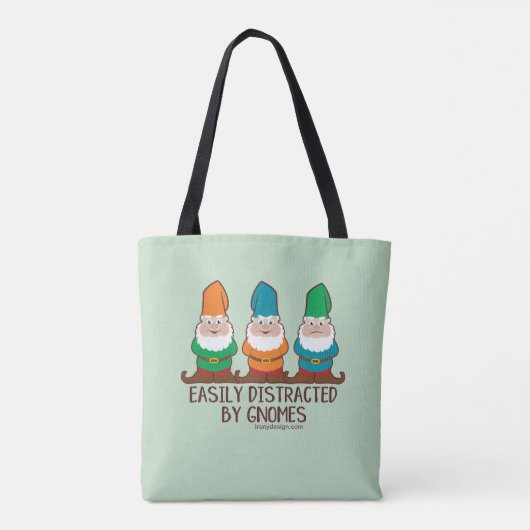 Tote Bag Facilement distrait par les nomes (Dos)