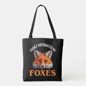 Tote Bag Facilement Distrait Par Les Renards (Dos)