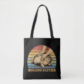 Tote Bag Factures roulantes de chat amusantes (Devant)