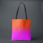 Tote Bag Fade couleur couleur orange néon et rose chaud<br><div class="desc">Fade couleur couleur néon orange et rose chaud ombre. Les tons ombres passent du rose chaud flou à l'orange néon dans cette palette de soleil néon, orange, chaud, rose, ombre, couleur, fondu, tendance, clair, fluorescent, surbrillant, école, enfants, fun, dorm, décor, teint, rose clair, rose néon, orange, rose chaud, ombre, ombre,...</div>