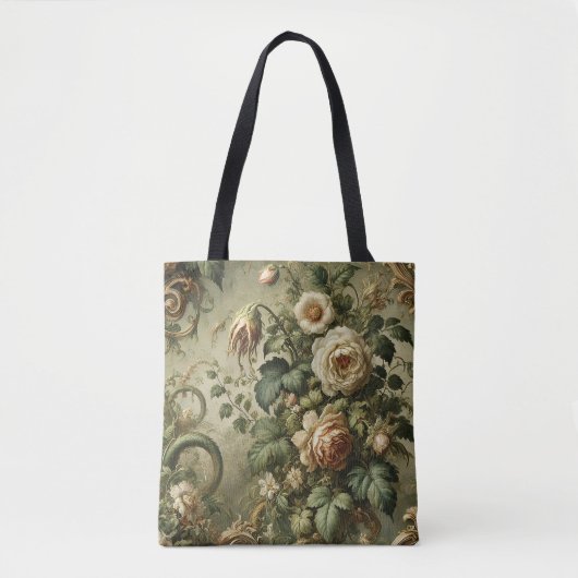 Tote Bag Fade to Grace - gothique baroque (Devant)