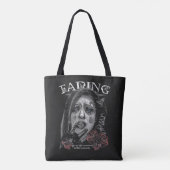 Tote Bag Fading - Conception de streetwear gothique (Dos)