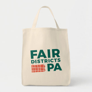 Tote Bag Fair Districts PA Grocery Fourre-tout