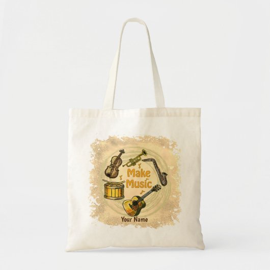 Tote Bag Faire de la musique (Devant)