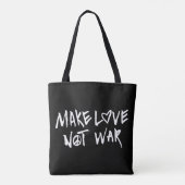 Tote Bag Faire de l'amour pas de la guerre (Dos)