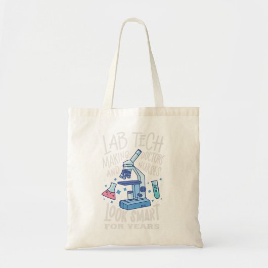 Tote Bag Faire Docteurs Et Infirmières Laboratoire Techniqu (Devant)
