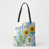 Tote Bag Faire évoluer Tournesol  (Devant)
