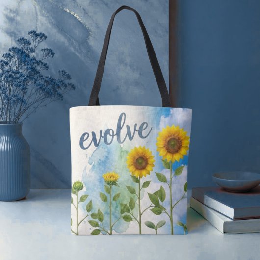 Tote Bag Faire évoluer Tournesol 