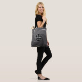 Tote Bag Faire moins avec plus de concentration (Sur le modèle)