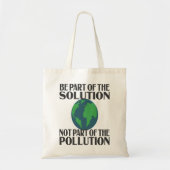 Tote Bag Faire partie de la solution ne faisant pas partie (Devant)