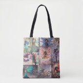 Tote Bag Fairies Collage par Molly Harrison (Devant)