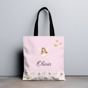 Tote Bag Fairy Cute Butterfly Enchanted Forest Magique