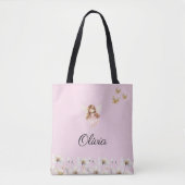 Tote Bag Fairy Cute Butterfly Enchanted Forest Magique (Devant)