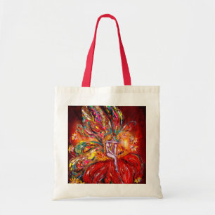 TOTE BAG FAIRY EN ROUGE