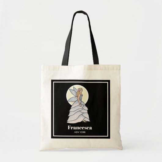 Tote Bag Fairy Princess Robe nuptiale Illustration (Devant)