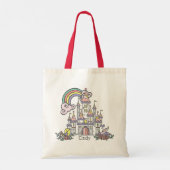Tote Bag Fairytale Castle Princess Nom personnalisé (Dos)