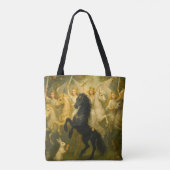 Tote Bag FairyTale Horses and Ethereal Guardian AngelsTote (Dos)