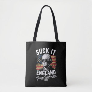 Tote Bag Fais Nous Pas Chier Angleterre 4 Juillet George Wa