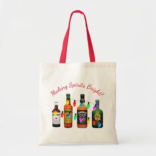 Tote Bag Faisant à spiritueux la boisson alcoolisée drôle (Devant)