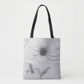 Tote Bag Faiseuse en noir et blanc personnalisée (Devant)