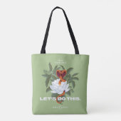 Tote Bag "Faisons ça" Cobra - Le Lotus Blanc (Dos)