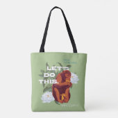 Tote Bag "Faisons ça" Singe - Le Lotus Blanc (Dos)