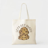Tote Bag Faisons cuire du chocolat chip Cookie Dough Foodie (Devant)