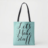Tote Bag Faisons des trucs ・ Artisanat (Devant)