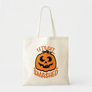 Tote Bag Faisons tomber Tipsy Halloween Jack-O’-Lantern