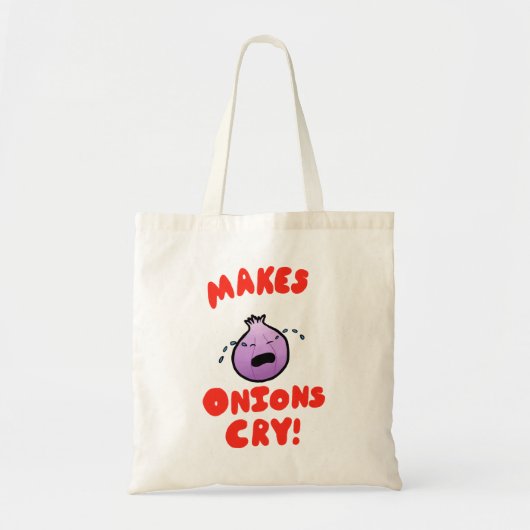 Tote Bag Fait à des oignons le cri ! (Devant)