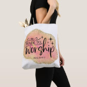 Tote Bag Fait Pour Le Culte (De près)