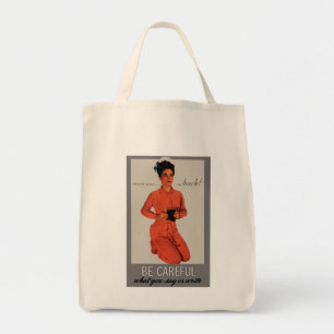 Tote Bag Faites attention à ce que vous dites et écrivez