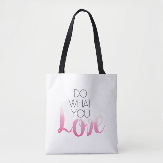 Tote Bag Faites ce qui vous amour 2 (Devant)