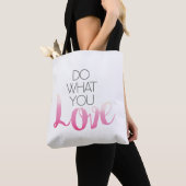 Tote Bag Faites ce qui vous amour 2 (De près)
