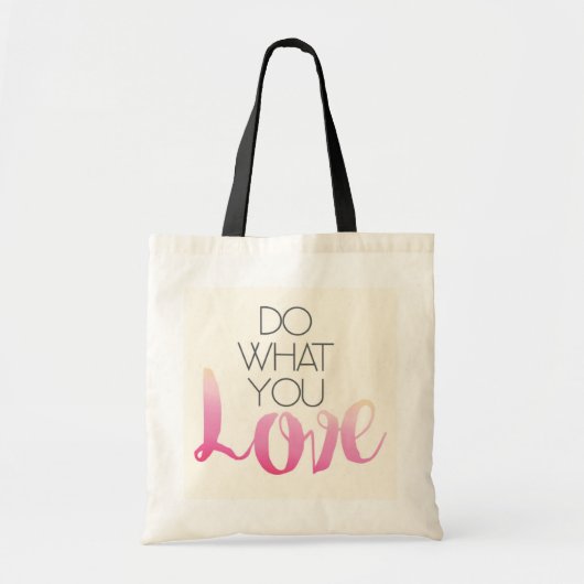 Tote Bag Faites ce qui vous amour 2 (Devant)
