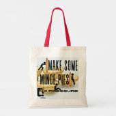 Tote Bag Faites des petites tartes - AUCUNE PRESSION (Dos)