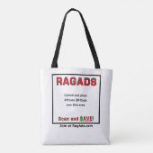 Tote Bag Faites la promotion des RAGADS et soyez PAYÉS ! (Dos)