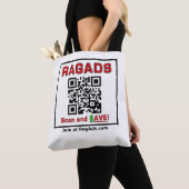Tote Bag Faites la promotion des RAGADS et soyez PAYÉS ! (De près)