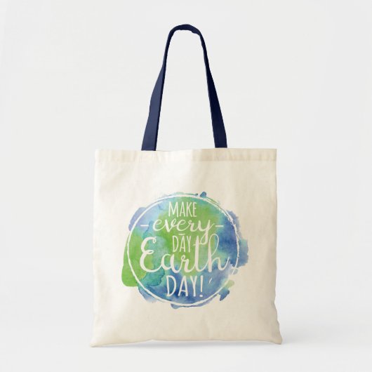 Tote Bag Faites le jour de la terre quotidien Fourre-tout (Devant)
