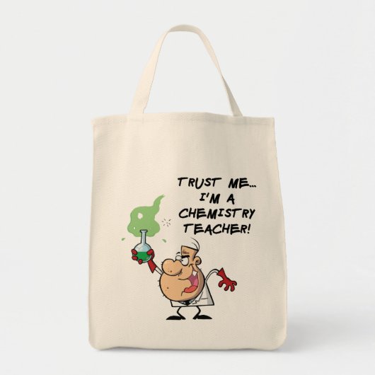 Tote Bag Faites-moi confiance... Je suis professeur de chim (Devant)