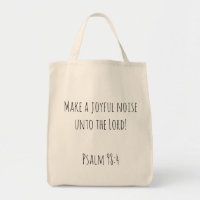 Faites un Joyful Noise Psalm 98 Christian