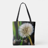 Tote Bag Faites un voeu personnalisé, croyez, Dandelion (Dos)