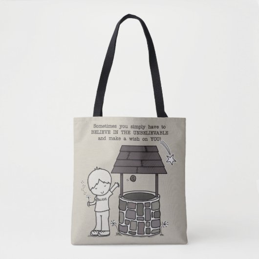 Tote Bag Faites un voeu sur vous ! (Devant)