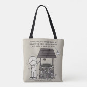 Tote Bag Faites un voeu sur vous ! (Dos)