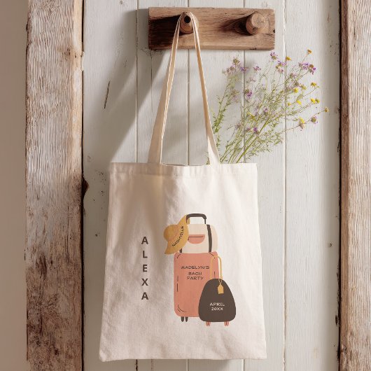 Tote Bag Faites vos valises, destination valise enterrement
