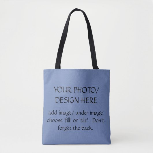 Tote Bag Faites votre propre fourre-tout (Devant)
