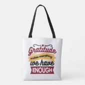 Tote Bag Faith and Gratitude Artwork – Uplifting Christian  (Dos)